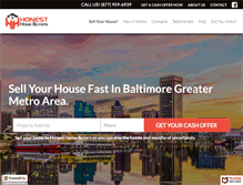Tablet Screenshot of honesthomebuyers.com